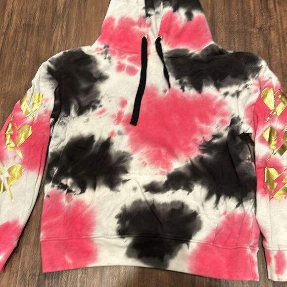 CHRLDR Tie Dye Hoodie Sweatshirt, Size Large - Picture 2 of 5